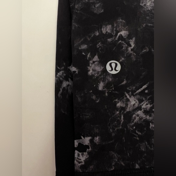 Lululemon Swift Speed High-Rise Crop 21" Aquila Black Multi Running Leggings 4 - Picture 6 of 8